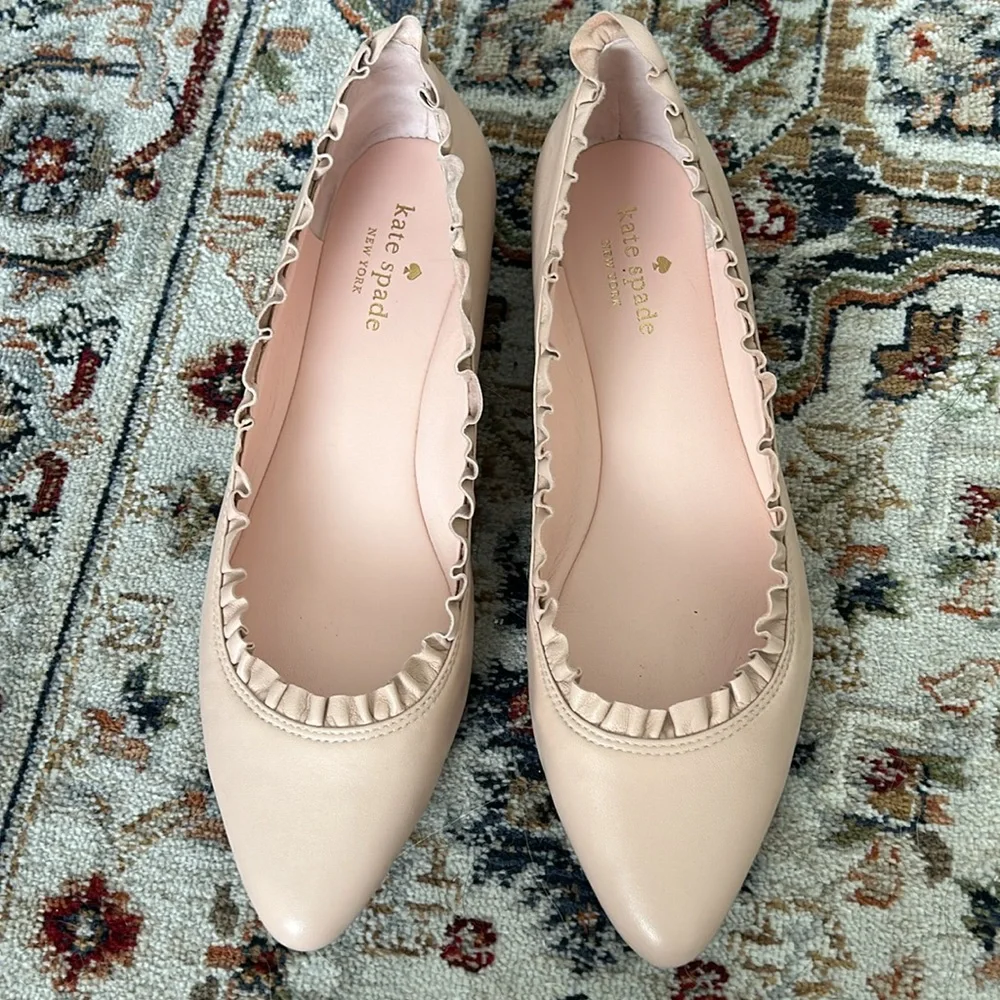 Kate Spade ♠️ Nicole Pointed-Toe Flats - Picture 5 of 7